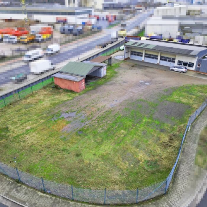Halle mit Freifläche und kleinem Büro in HB-Hemelingen zu vermieten